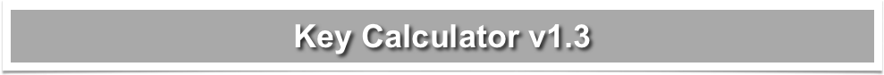Key Calculator v1.3