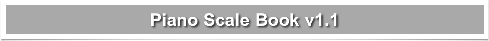 Piano Scale Book v1.1